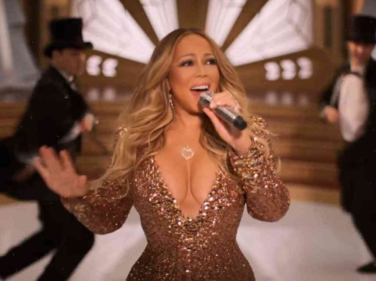 Mariah Carey's, dare we say, normal Christmas dress – in pictures