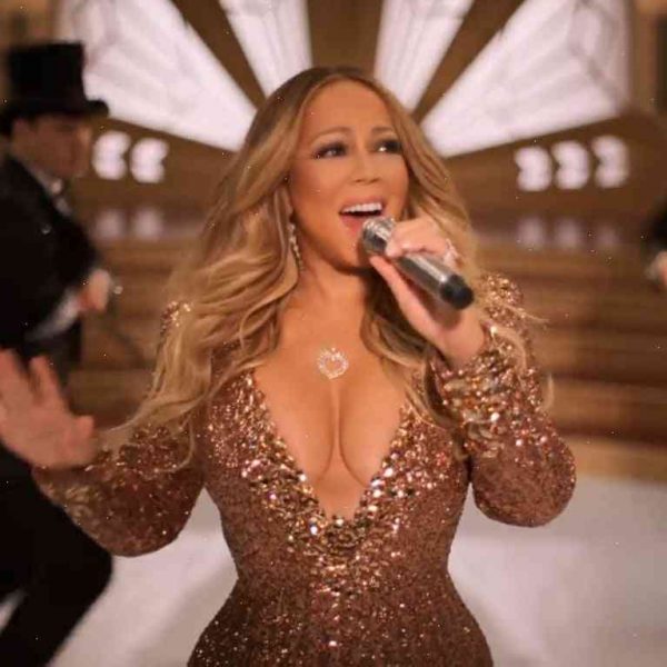Mariah Carey’s, dare we say, normal Christmas dress – in pictures